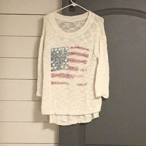 American flag sweater